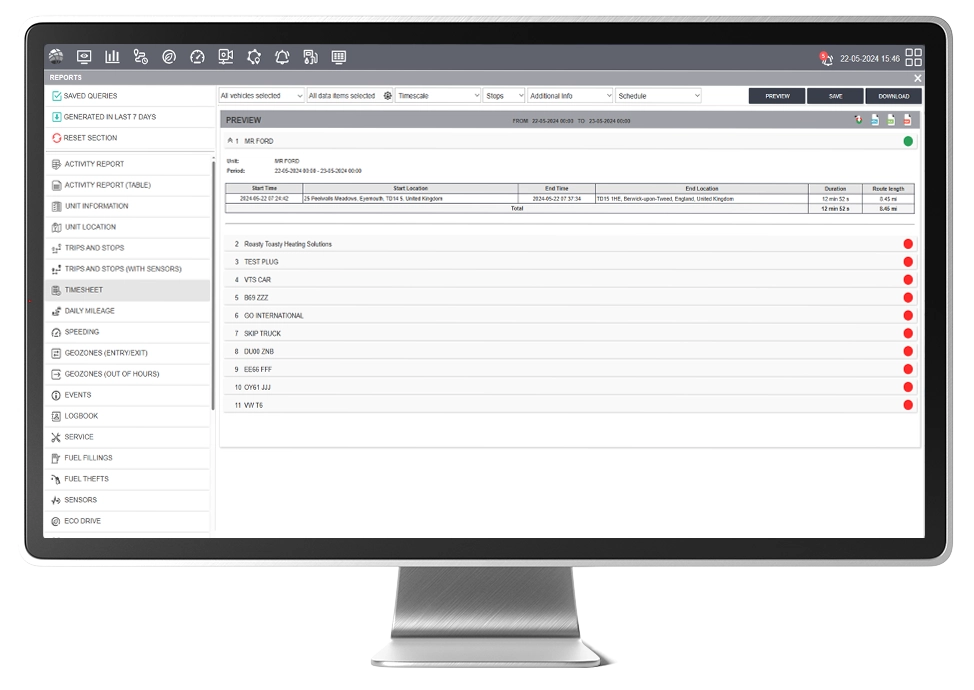 Tracking Plus Software Tracking Software - The Fleetloc8 Low Cost Telematics Portal