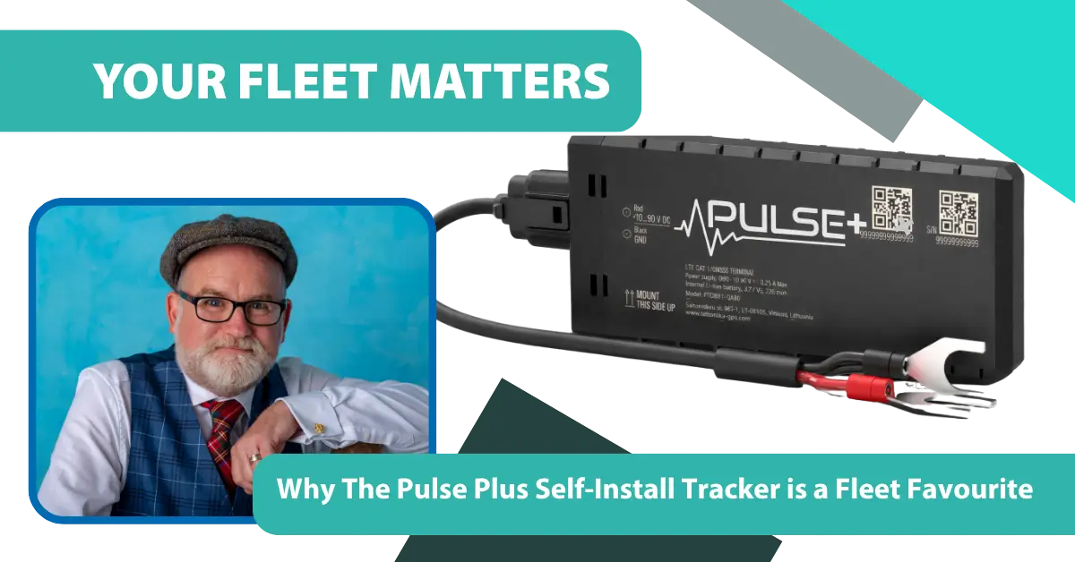 The Pulse Plus self-install fleet tracker featured in the Your Fleet Matters checklist.