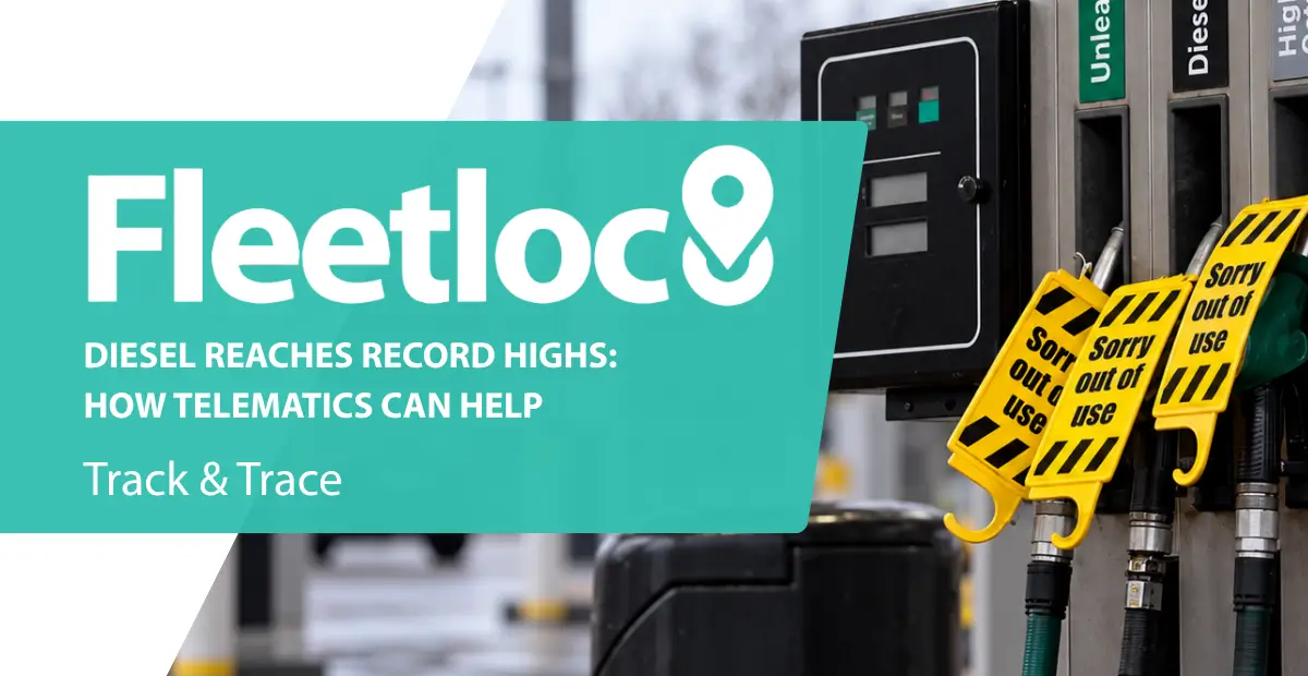 Record diesel prices: how vehicle tracking can help reduce fuel spend